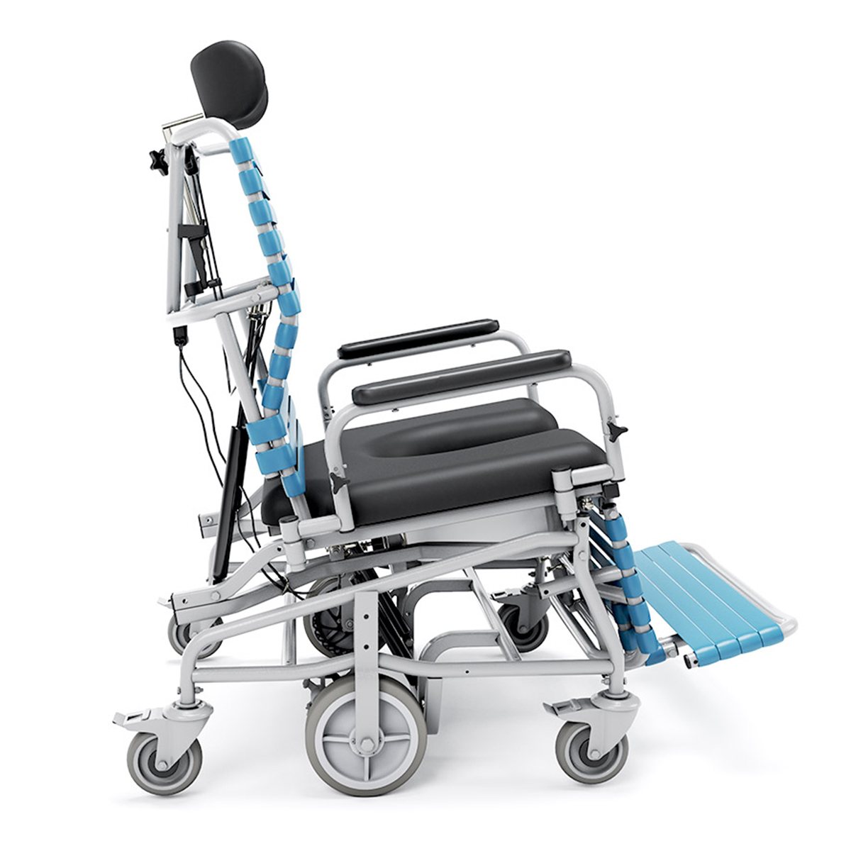 Broda Revive Bariatric Shower Commode Chair with Tilt & Recline (B385) – Image 3