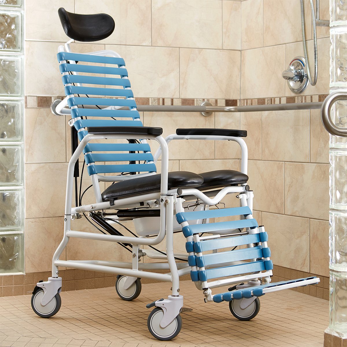 Broda Revive Shower Commode with Tilt & Recline (CS385) – Image 4