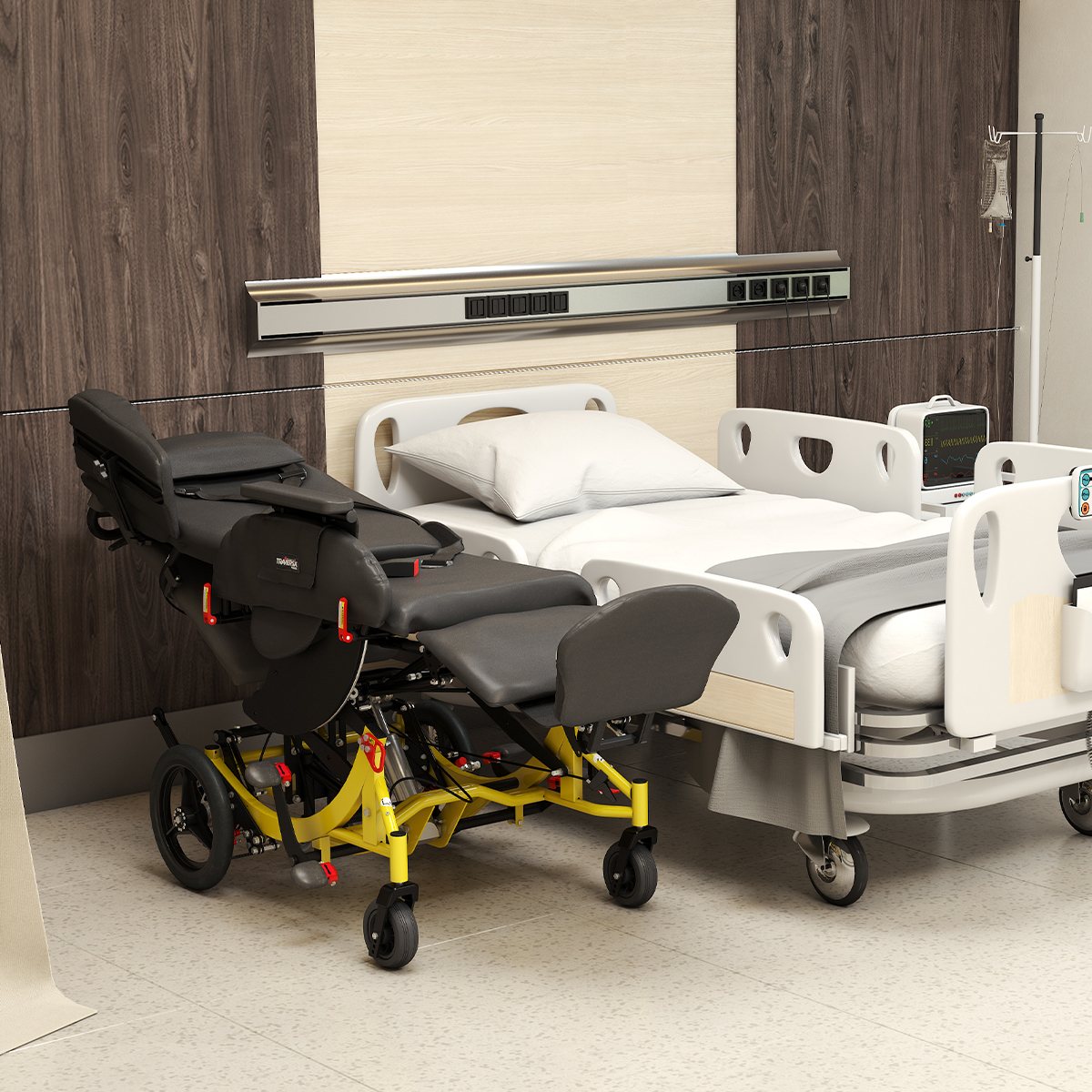 Broda Traversa Transport Wheelchair - Stretcher Alternative – Image 4