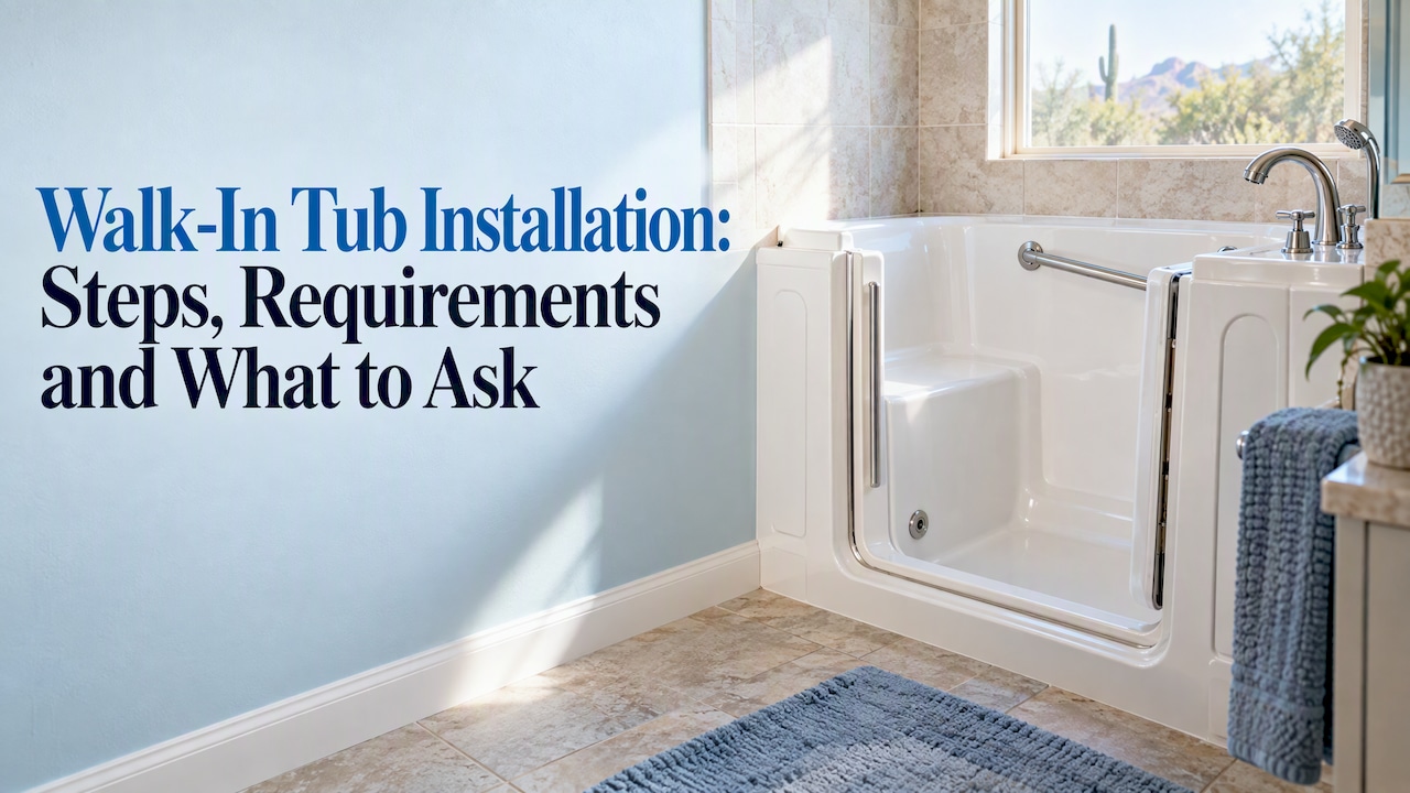Walk-In Tub Installation: Steps, Requirements and What to Ask